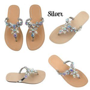 Beach Bling Crystal Ladies Sandals